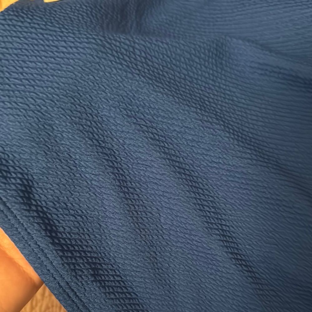 Blue Textured Bikini Set - Picture 6 of 10